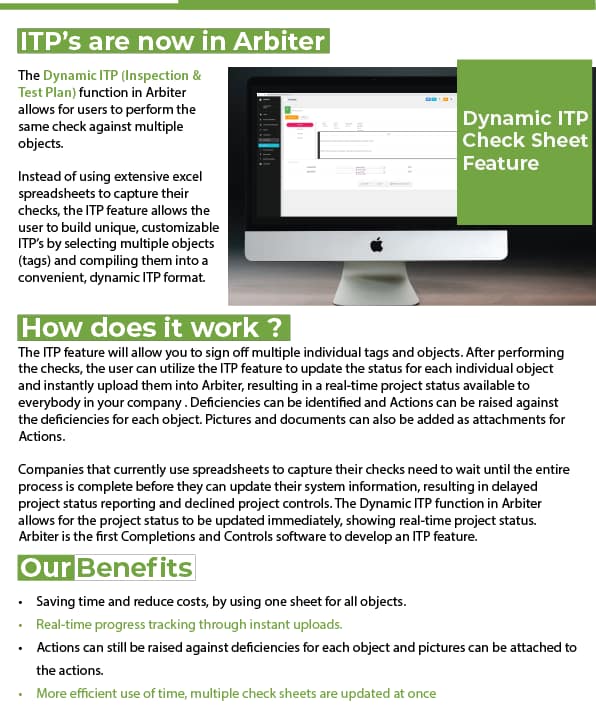 Arbiter ITP Mailout