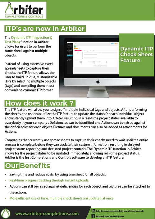 Arbiter ITP Mailout